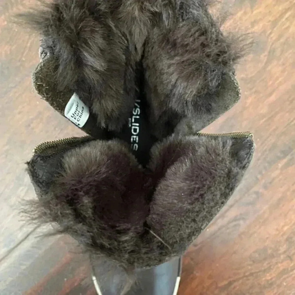 J/Slides Women's Victory Boot Dark Brown Leather Shoe Size 8M - Picture 7 of 13